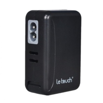 Le Touch USB X 4 Travel Charger with Universal AC Plugs - Black Le Touch USB X 4 Travel Charger with Universal AC Plugs - Black